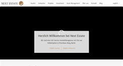 Desktop Screenshot of next-estate.de